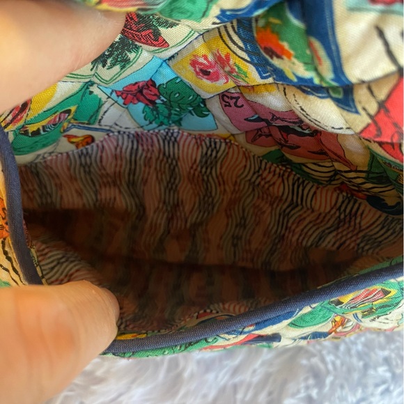 NWT Vera Bradley Cuban Stamps Glenna Shoulder Bag - Picture 10 of 16